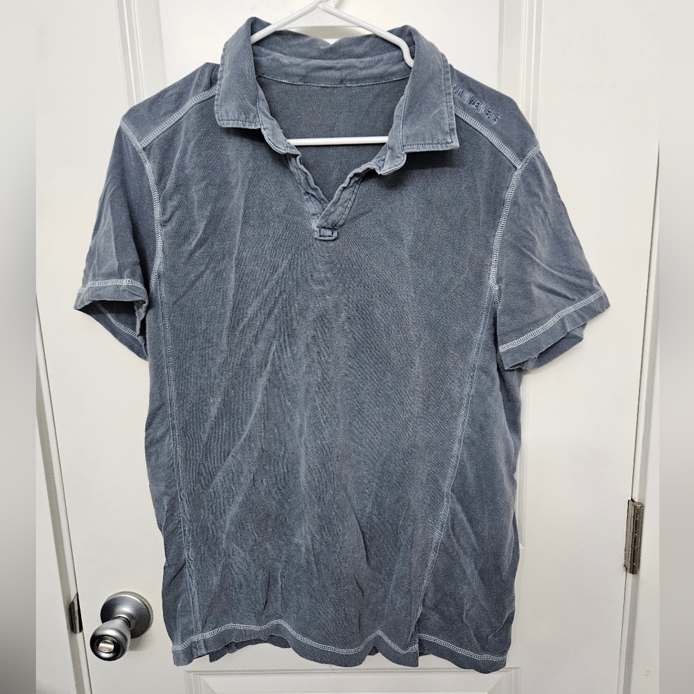 Calvin Klein Polo Lightweight Short Sleeve Men’s No Size But Looks Like A Small